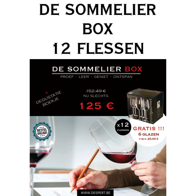 DE SOMMELIER BOX 12 flessen