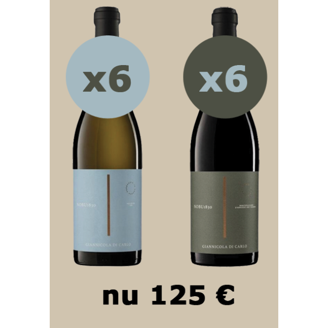PAKKET VIGNAMADRE NOBU 6 wit + 6 rood
