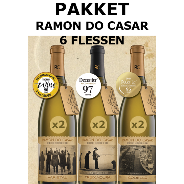 PAKKET : RAMON DO CASAR 6 flessen PAKKET : RAMON DO CASAR 6 flessen