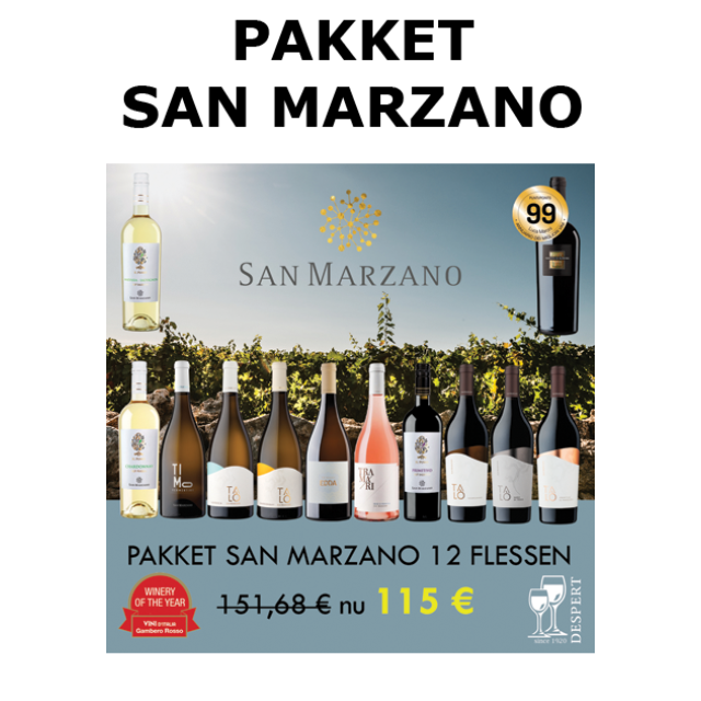 PAKKET SAN MARZANO : 12 flessen