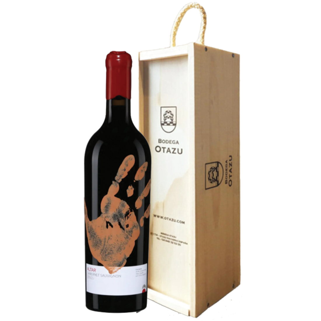 Otazu 'Altar' Cabernet Sauvignon in kist