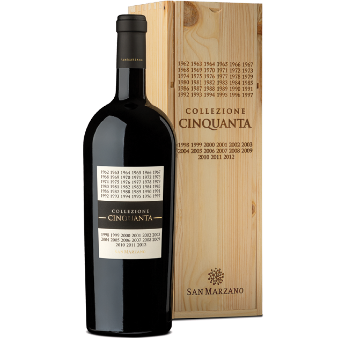 San Marzano Collezione Cinquanta 150 cl in kist